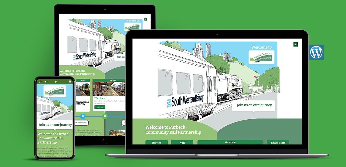 Community Rail Partnership WordPress Website Design