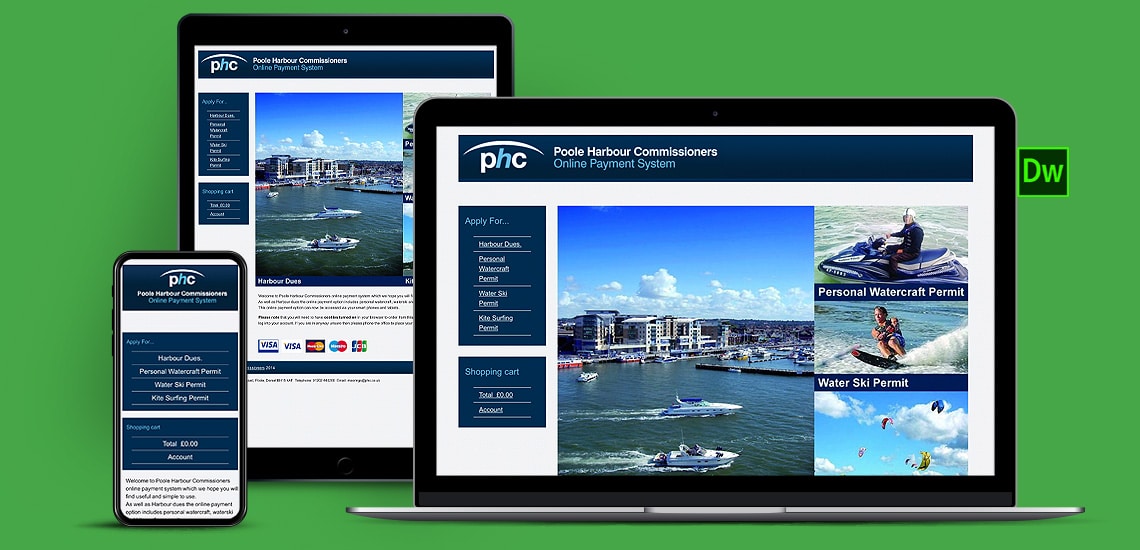Harbour Commissioners Ecommerce Website Design