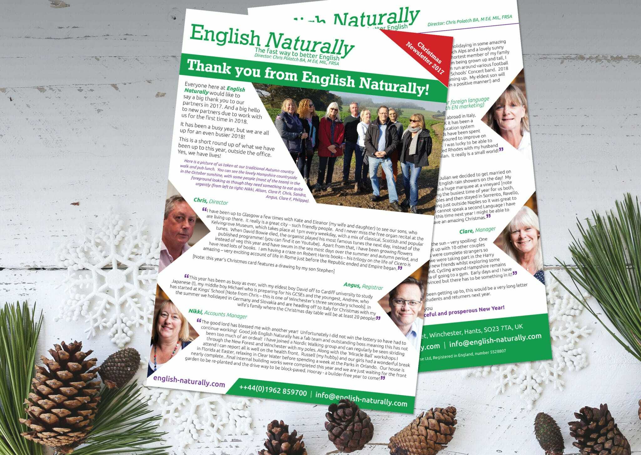 2pp A4 Newsletter Design And Print