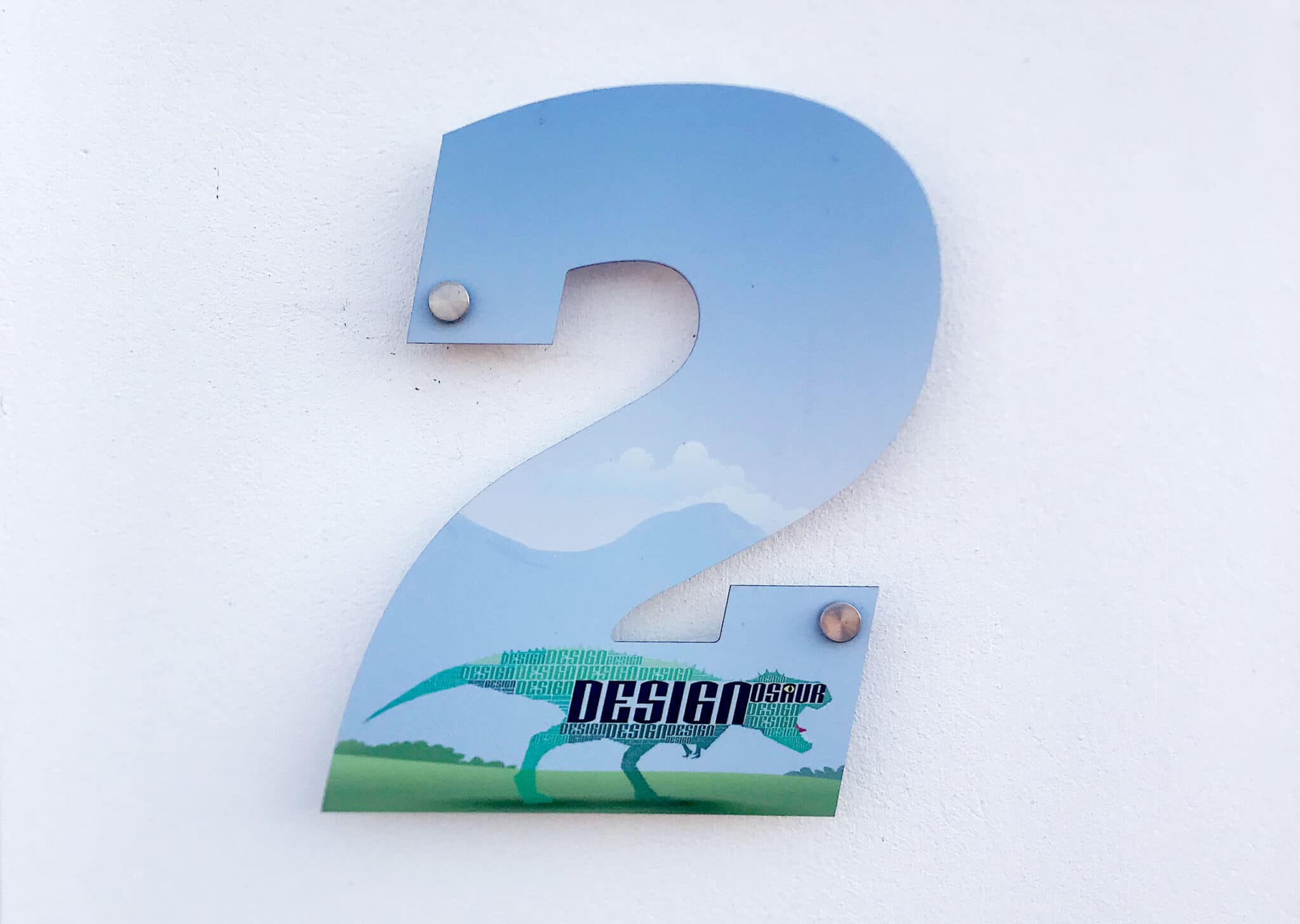 Dual Purpose House Number Design And Print