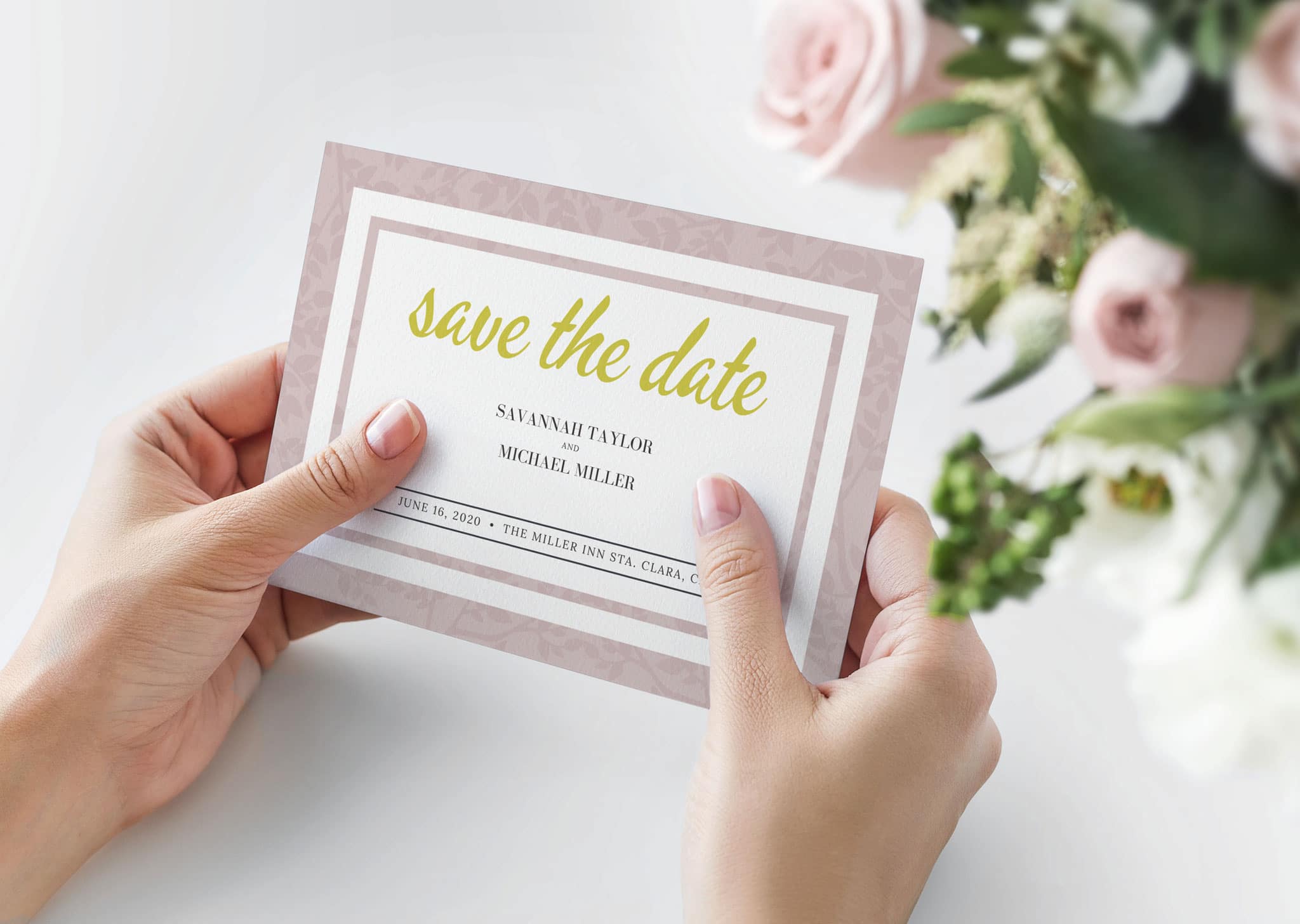 A Z Design And Print Services Save The Date Cards