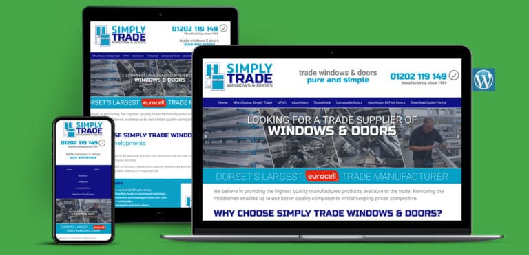 designosaur website design portfolio simply trade windows and doors